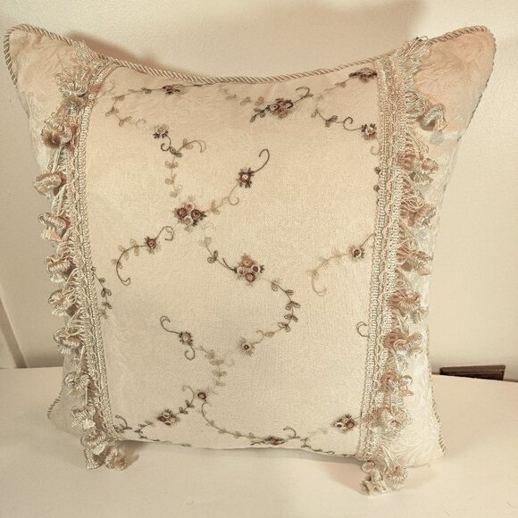 Designer Guild Collection Pillows for Living Room, Boudoir. NWOT Vine embroidery - Picture 4 of 6